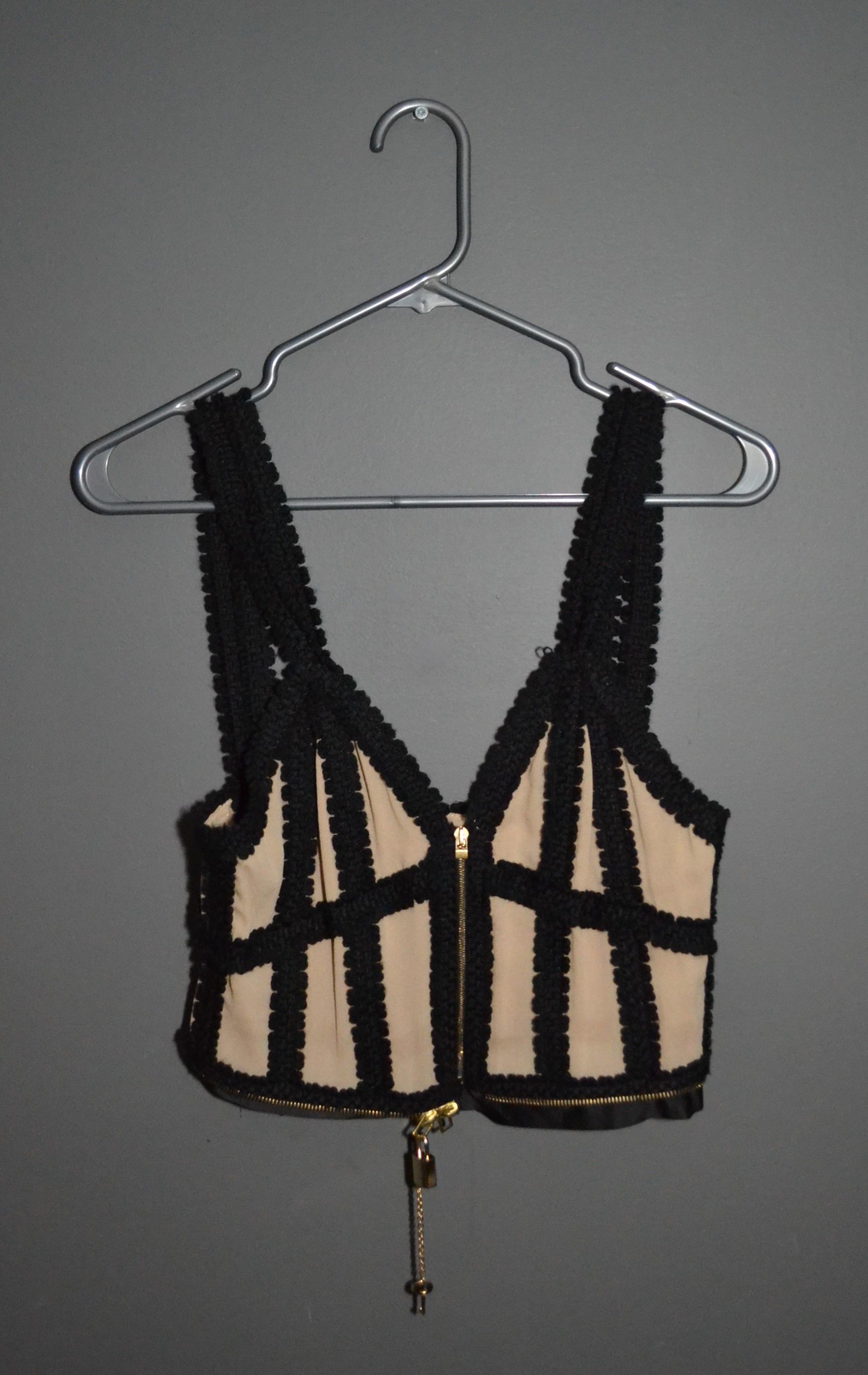 Alexander McQueen Alexander McQueen 2003 Lock Key Transformable Silk Dress 42 Size M / US 6-8 / IT 42-44 - 16 Thumbnail