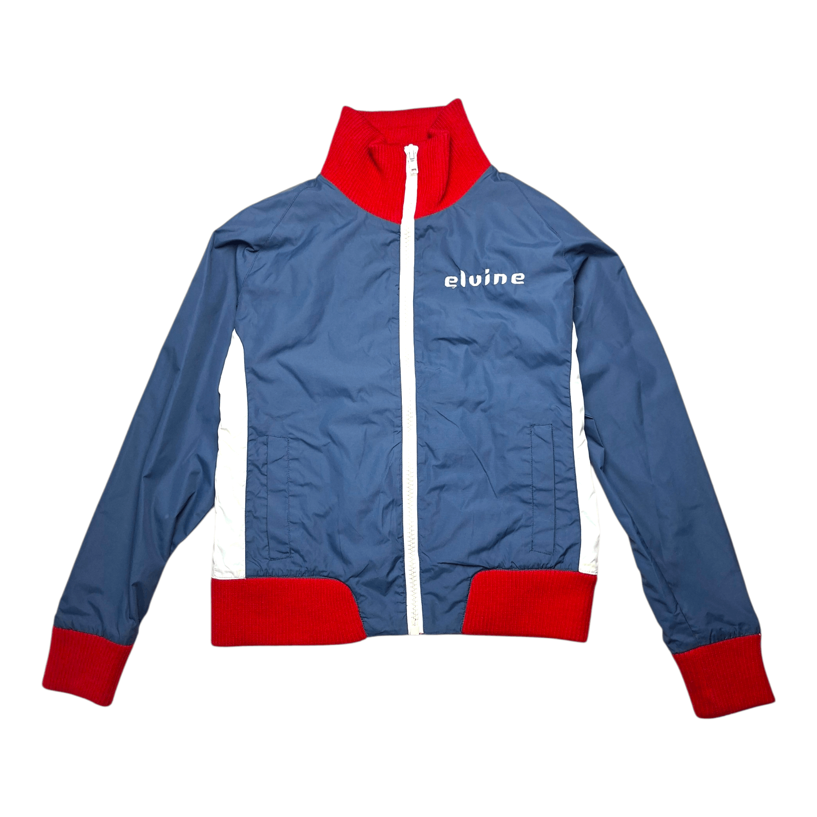 ELVINE Vintage ELVINE Swedish Design Blue Windbreaker Jacket Size US S / EU 44-46 / 1 - 1 Thumbnail