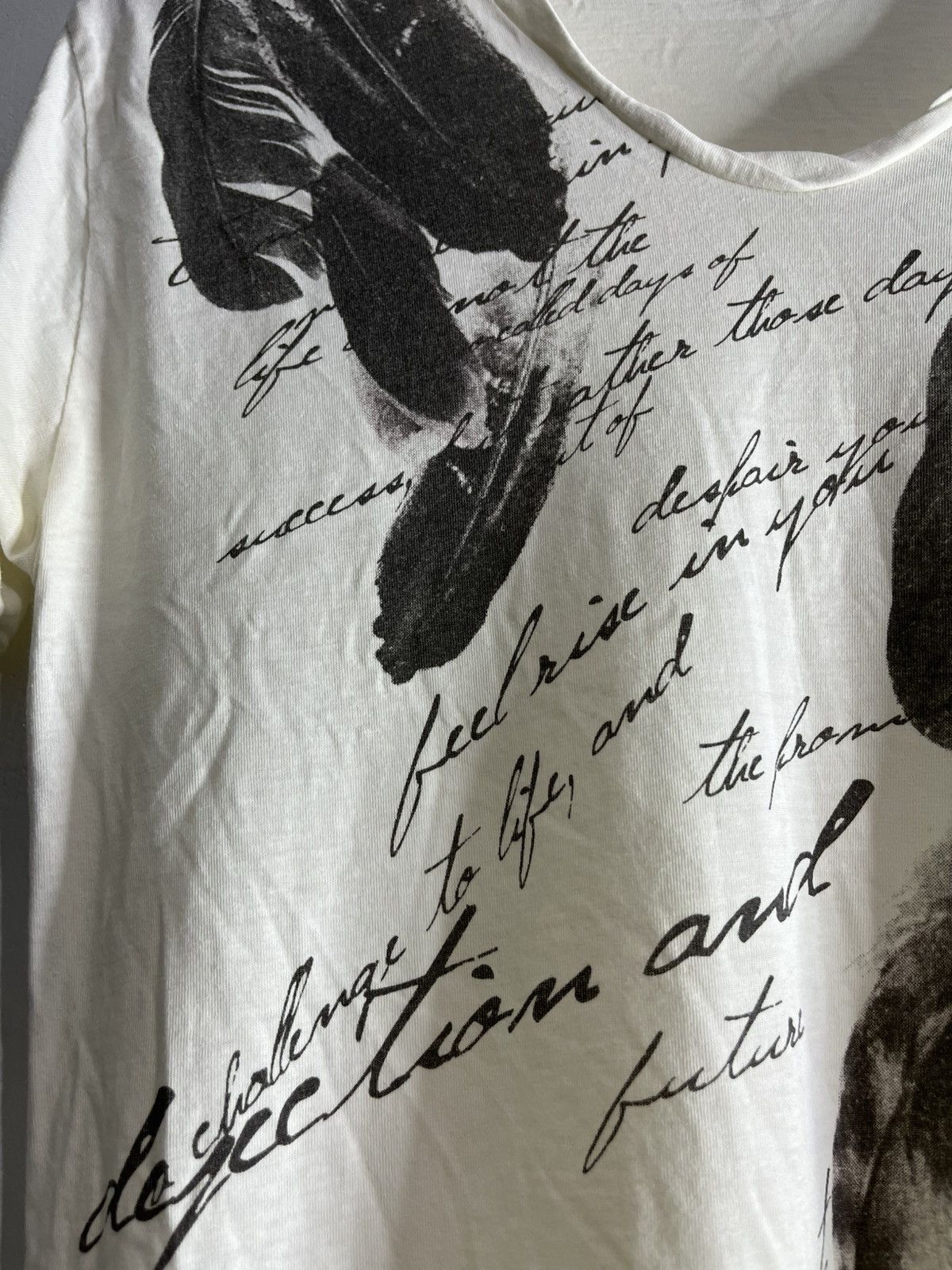 Tornado Mart Japanese feather print tshirt Size US M / EU 48-50 / 2 - 3 Thumbnail
