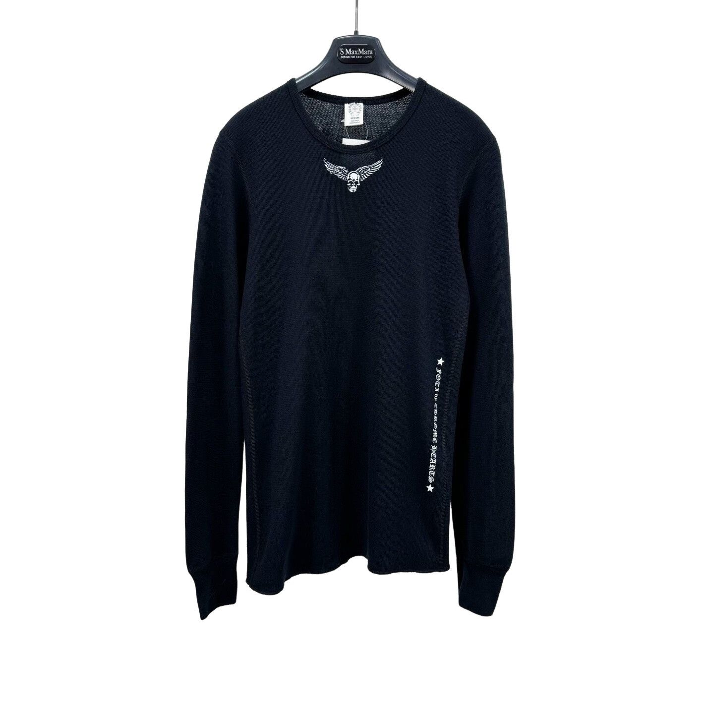 Chrome Hearts CHROME HEARTS Foti Winged Skull Waffle Knit Tee M Size US M / EU 48-50 / 2 - 1 Thumbnail