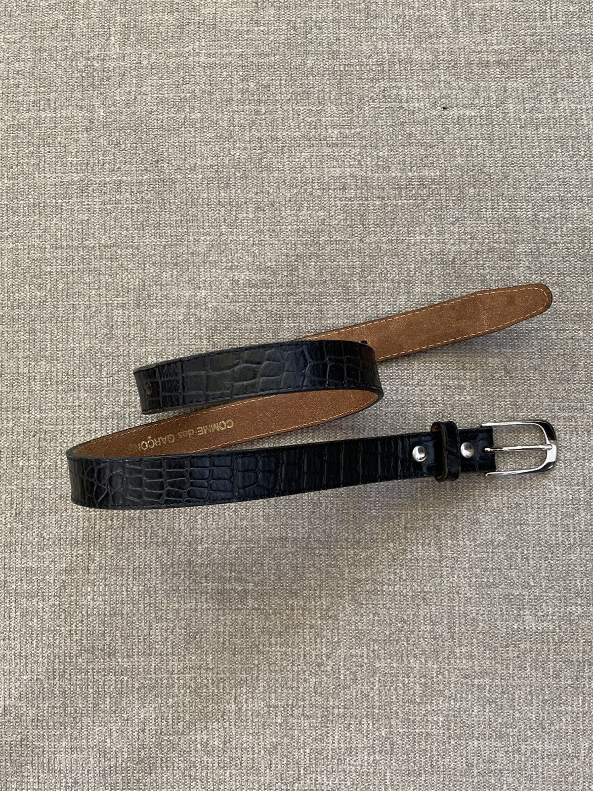 Comme des Garçons Crocodile Leather Belt Comme des Garcons CDG CROCODILE LEATHER BELT | Grailed