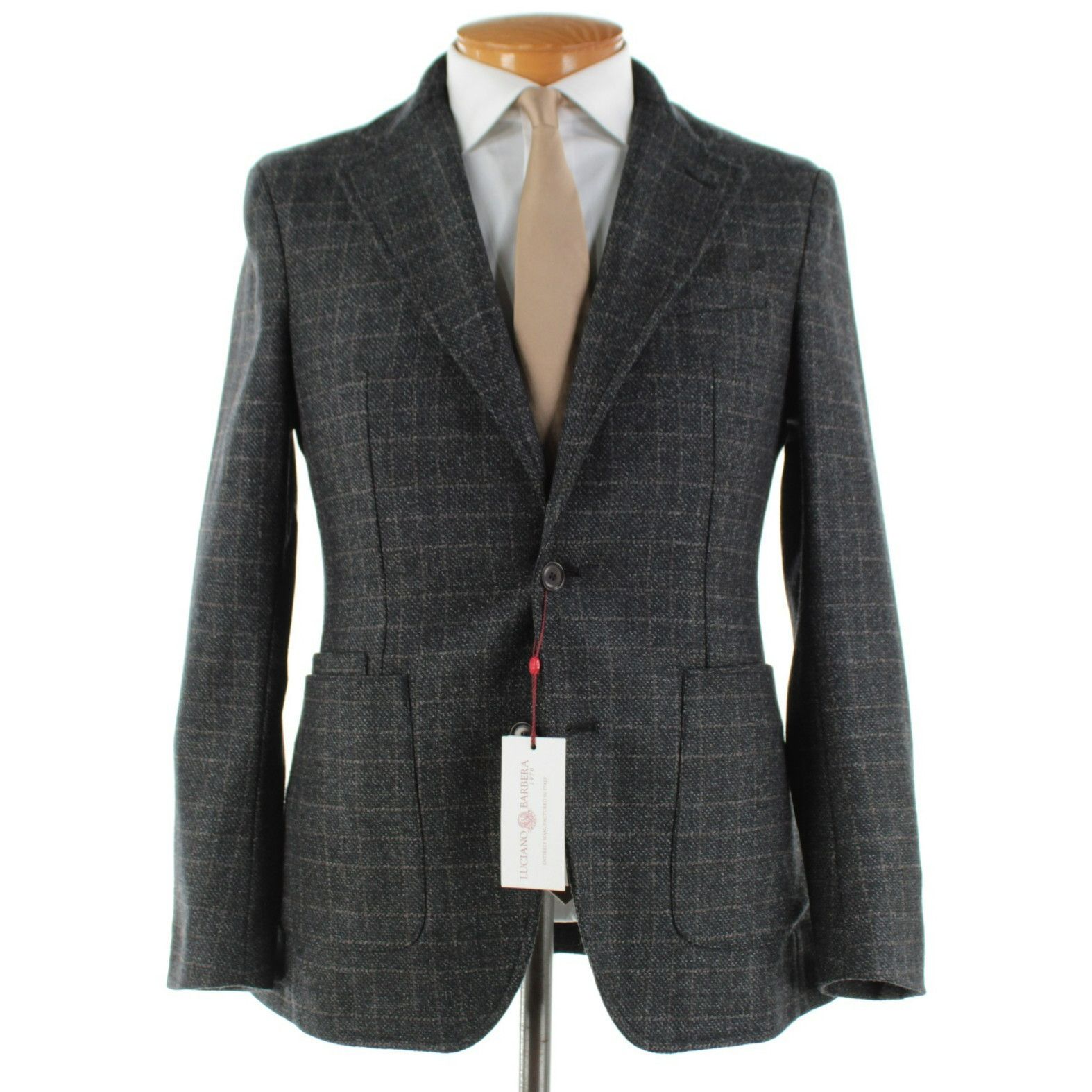 Luciano Barbera Luciano Barbera Sport Coat Size 40 US in Gray Size 40R - 1 Thumbnail