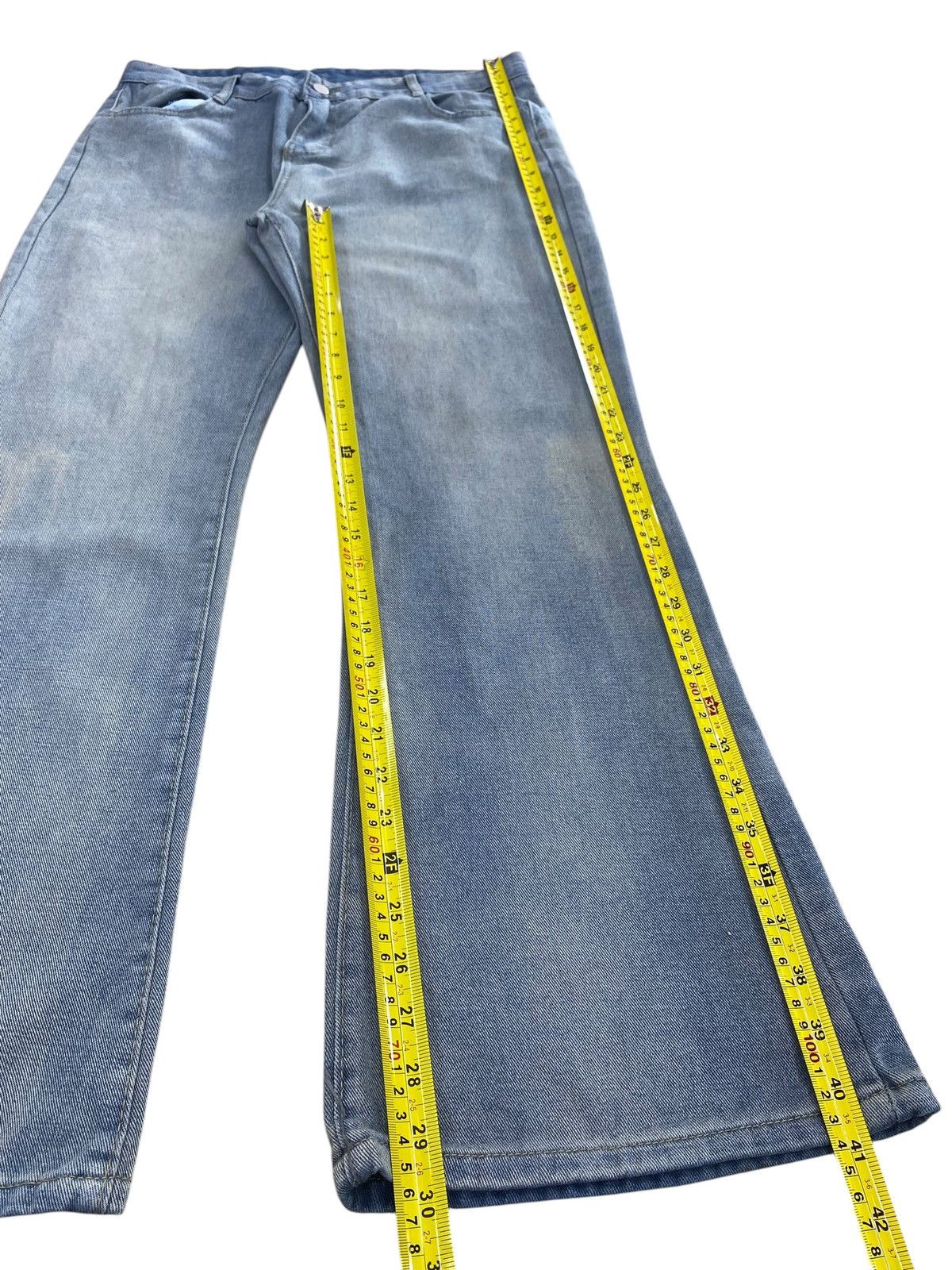 Japanese Brand Japanese Brand Faded Blue Wash Style Bootcut Jeans Size US 33 - 11 Thumbnail