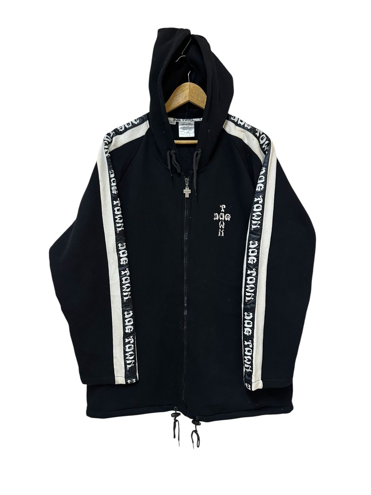 Dogtown Vintage Dogtown Sidetape Hoodie Big Logo Size US XL / EU 56 / 4 - 2 Thumbnail