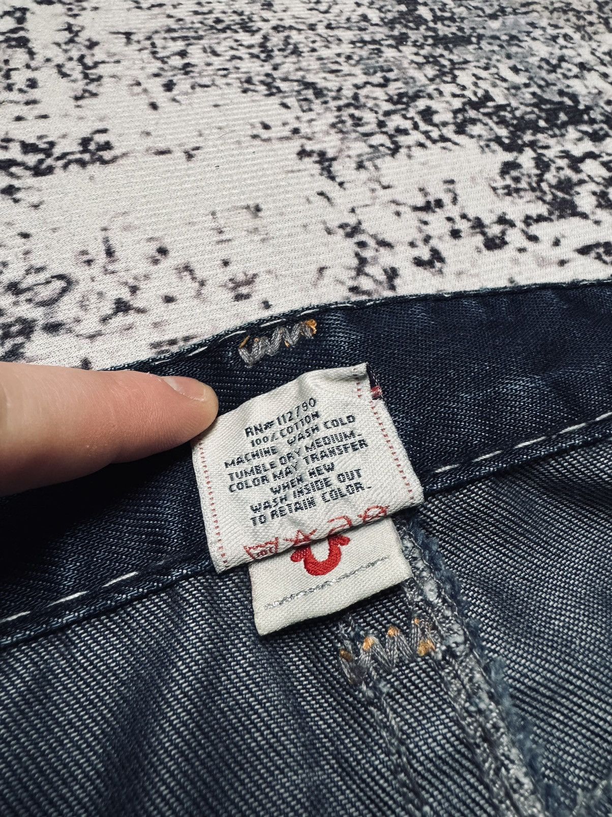 Japanese Brand × True Religion × Vintage True Religion Vintage USA Jeans Navy 36 Size US 36 / EU 52 - 6 Thumbnail