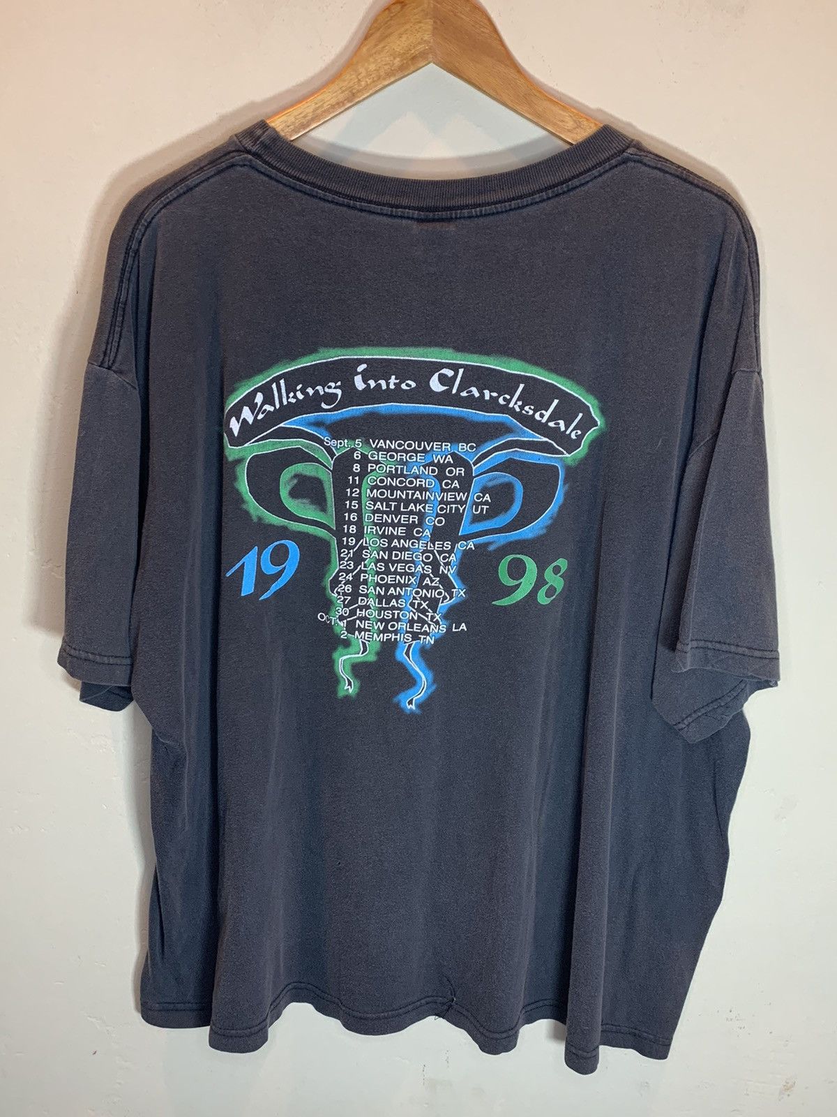 Band Tees RARE Vintage 1998 Jimmy Page Robert Plant Led Zeppelin Shirt Size US XL / EU 56 / 4 - 2 Thumbnail