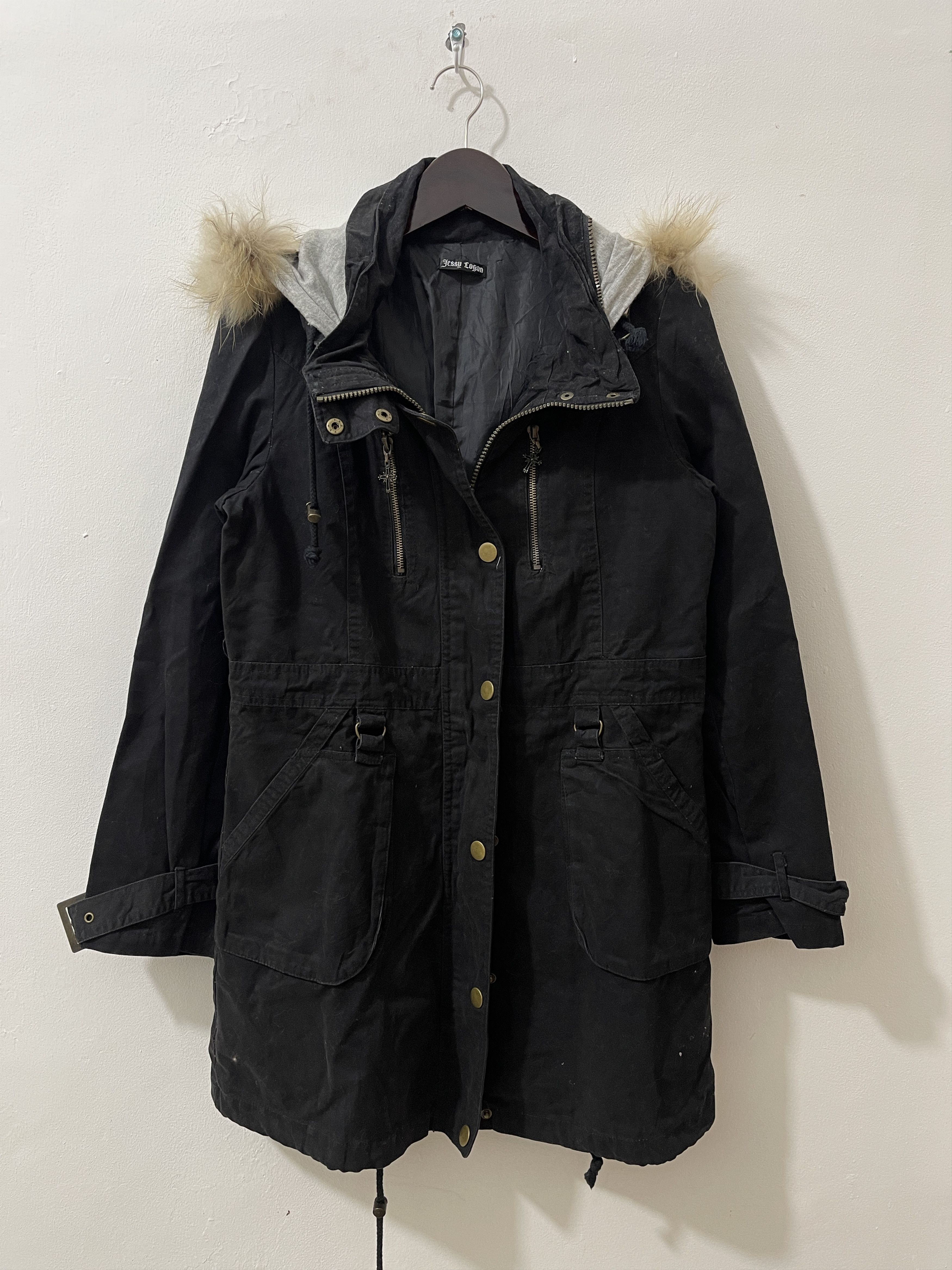Japanese Brand 2000s Jessy Logan Japan Gothic Fur Vkei Style Jacket Size US M / EU 48-50 / 2 - 1 Thumbnail
