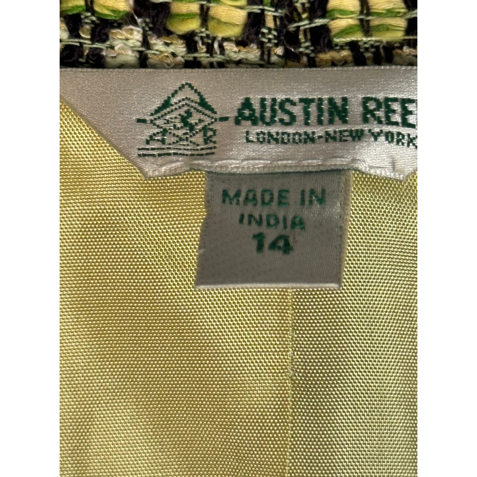 Austin Reed Austin Reed · Tweed Open Blazer · Blue Yellow · Size 14 Size XL / US 12-14 / IT 48-50 - 5 Thumbnail