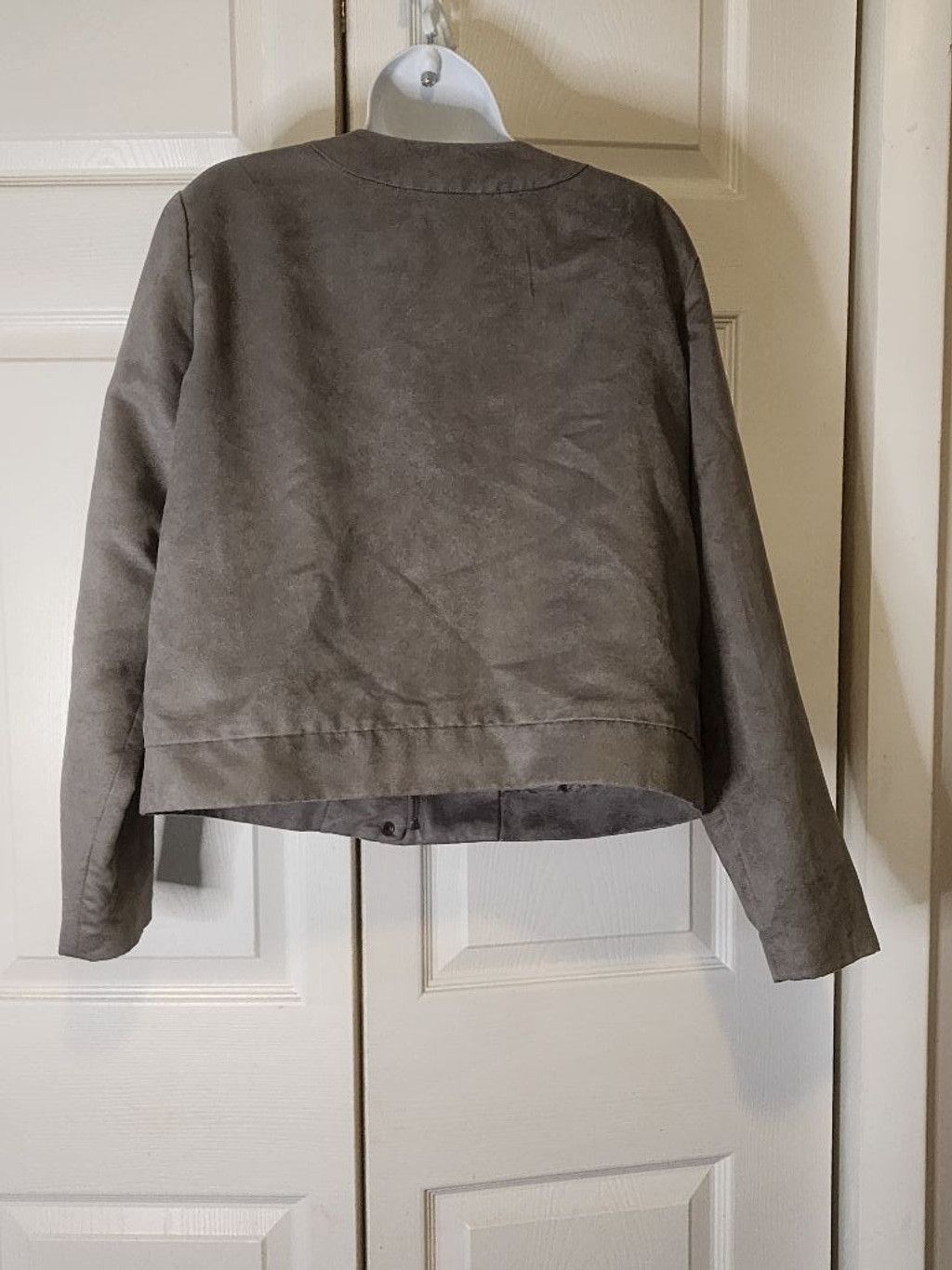 Worthington Worthington Gray Ultrasuede Jacket Size XL / US 12-14 / IT 48-50 - 4 Thumbnail