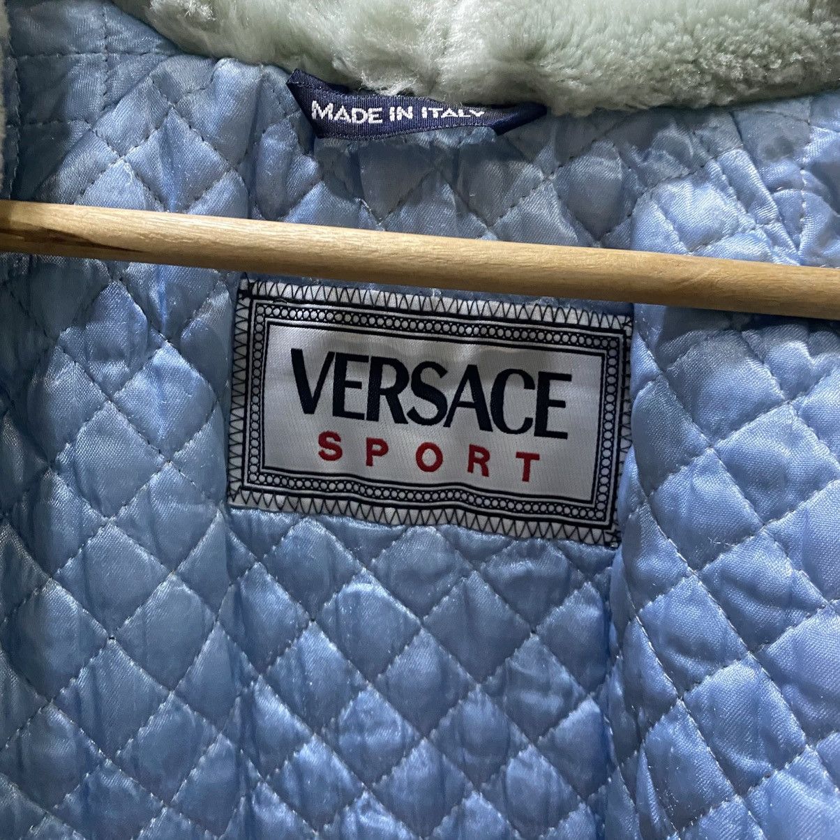 Versace × Versace Jeans Couture × Vintage VINTAGE‼️Versace Sports Fur Coats Size US L / EU 52-54 / 3 - 14 Thumbnail