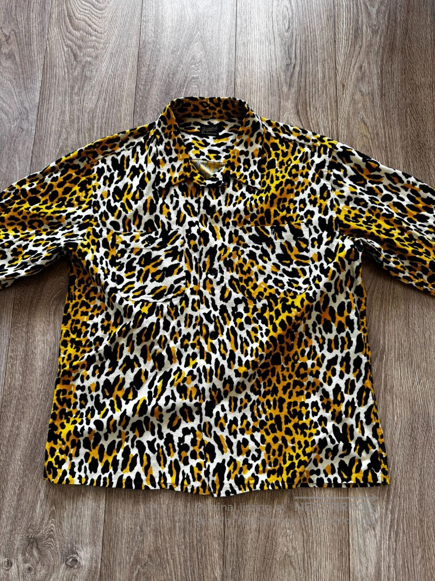Japanese Brand Tenderloin Leopard Print Shirt Medium. Size US M / EU 48-50 / 2 - 1 Thumbnail
