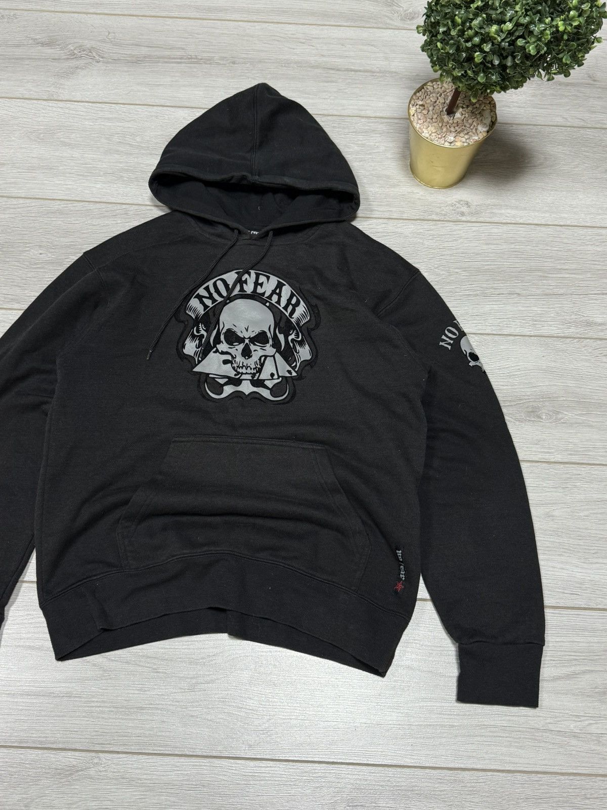 No Fear No fear vintage skull big logo hoodie Size US L / EU 52-54 / 3 - 2 Thumbnail