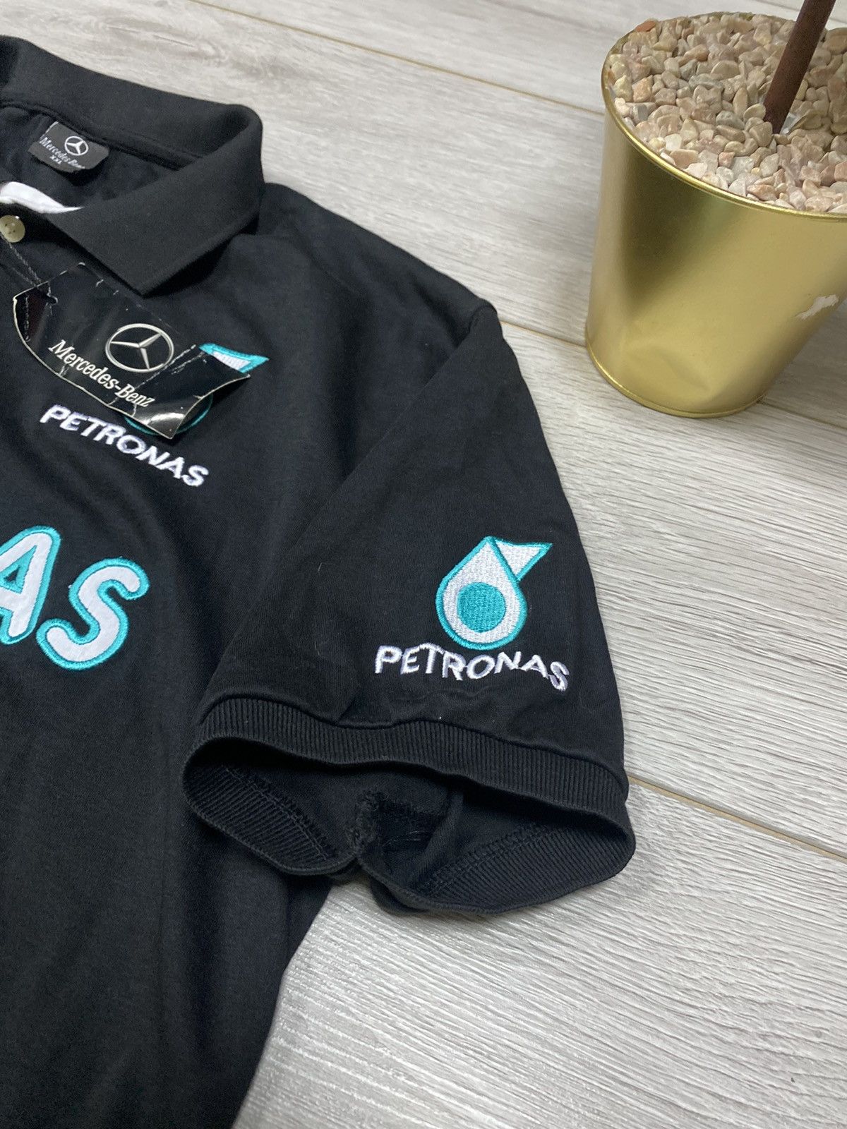 Mercedes-Benz Petronas Mercedes vintage polo with tag Size US XXL / EU 58 / 5 - 7 Thumbnail