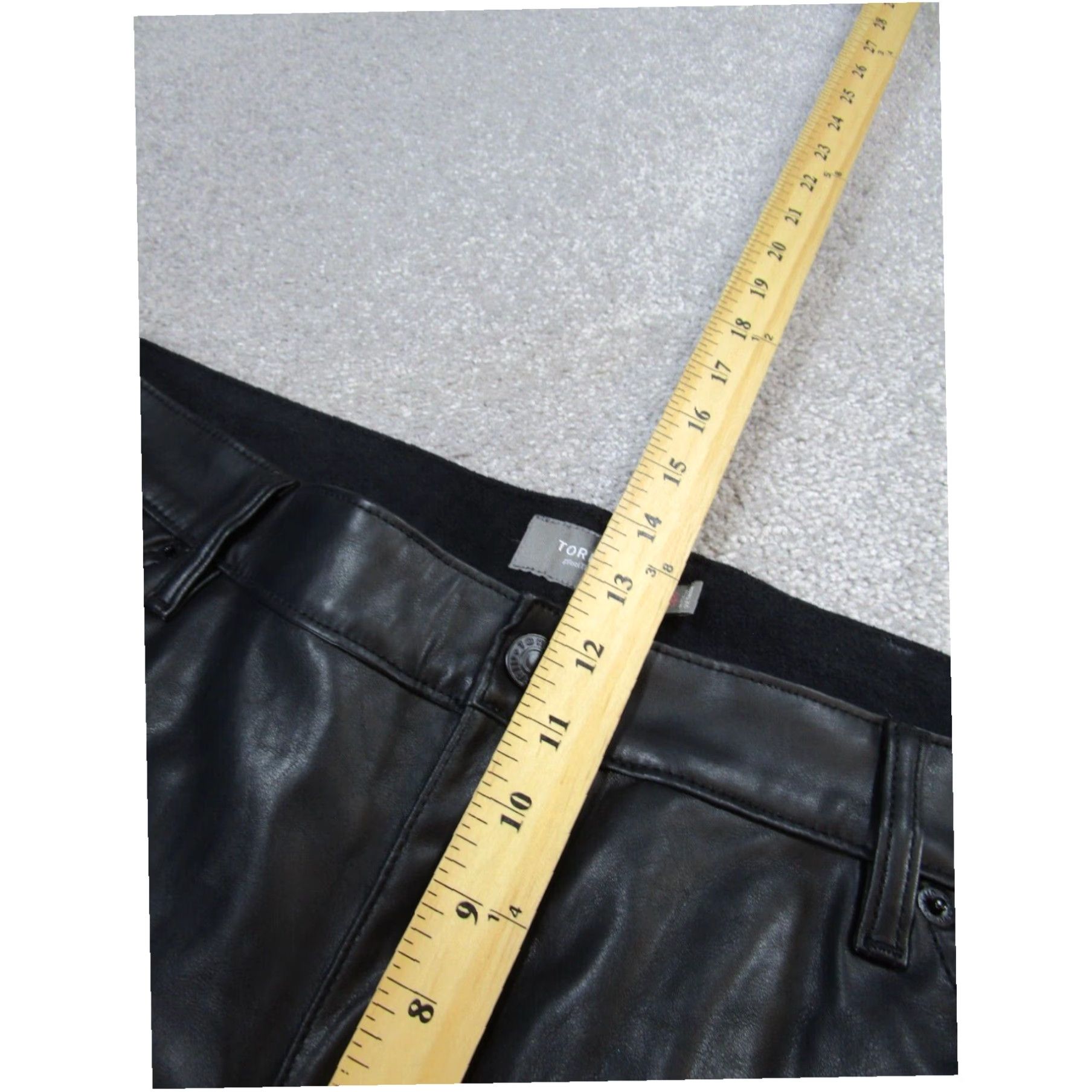 Torrid Torrid Womens Faux Leather Pants Black Skinny Fit 26 XL Size 26" / US 2 / IT 38 - 6 Thumbnail