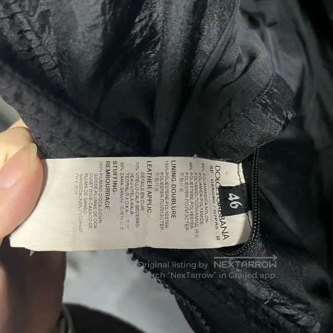 Dolce & Gabbana Dolce&Gabbana Black Down Jacket. Size US S / EU 44-46 / 1 - 4 Thumbnail