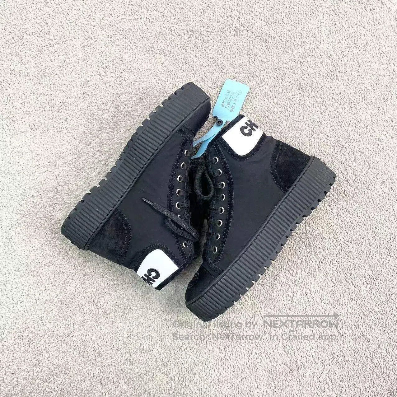 Chanel Chanel Upper double C high-top board shoes| Size US 5.5 / IT 35.5 - 5 Thumbnail