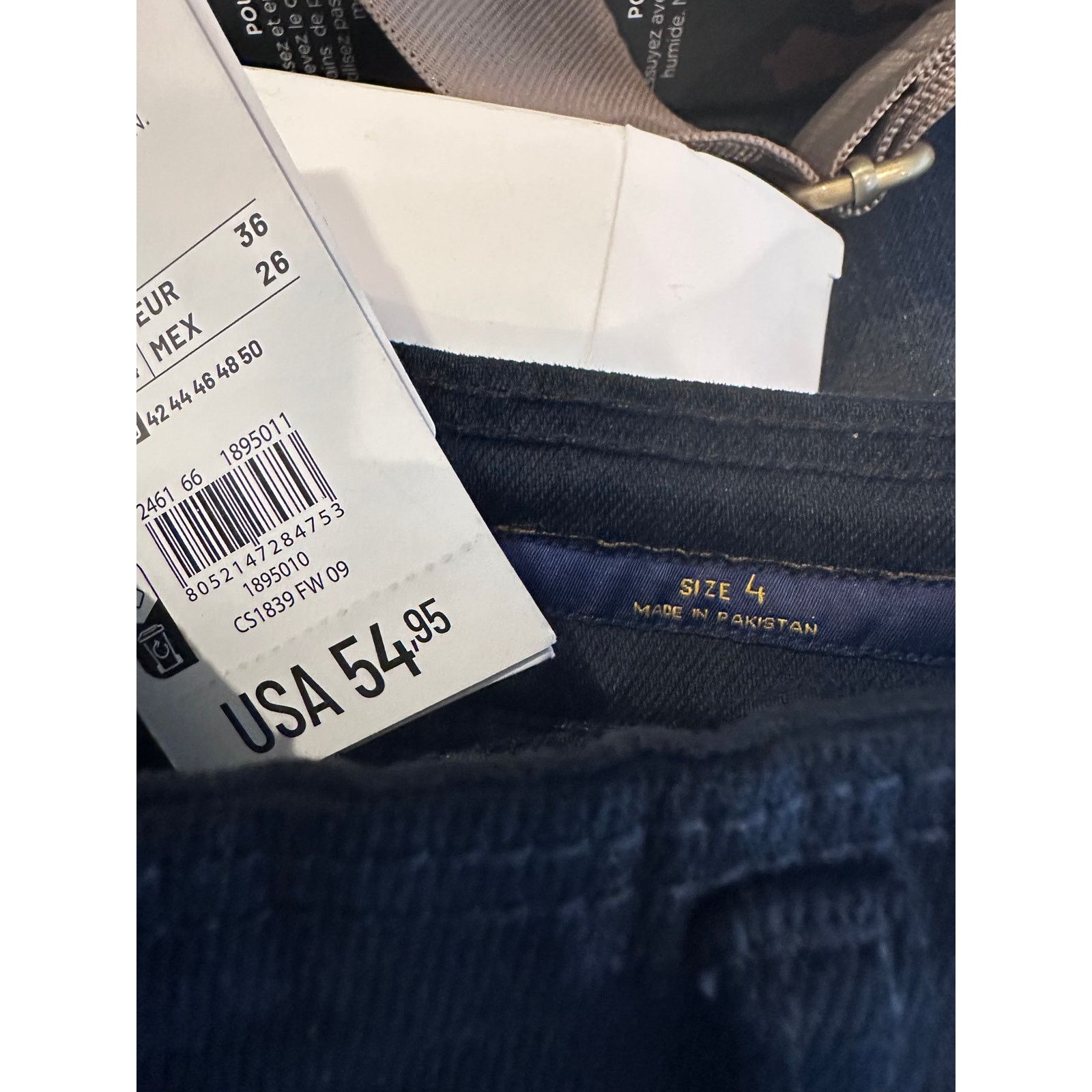 PIOMBO MP Piombo High Rise Wide Leg Jeans Black size 4 Size 27" / US 4 / IT 40 - 12 Thumbnail