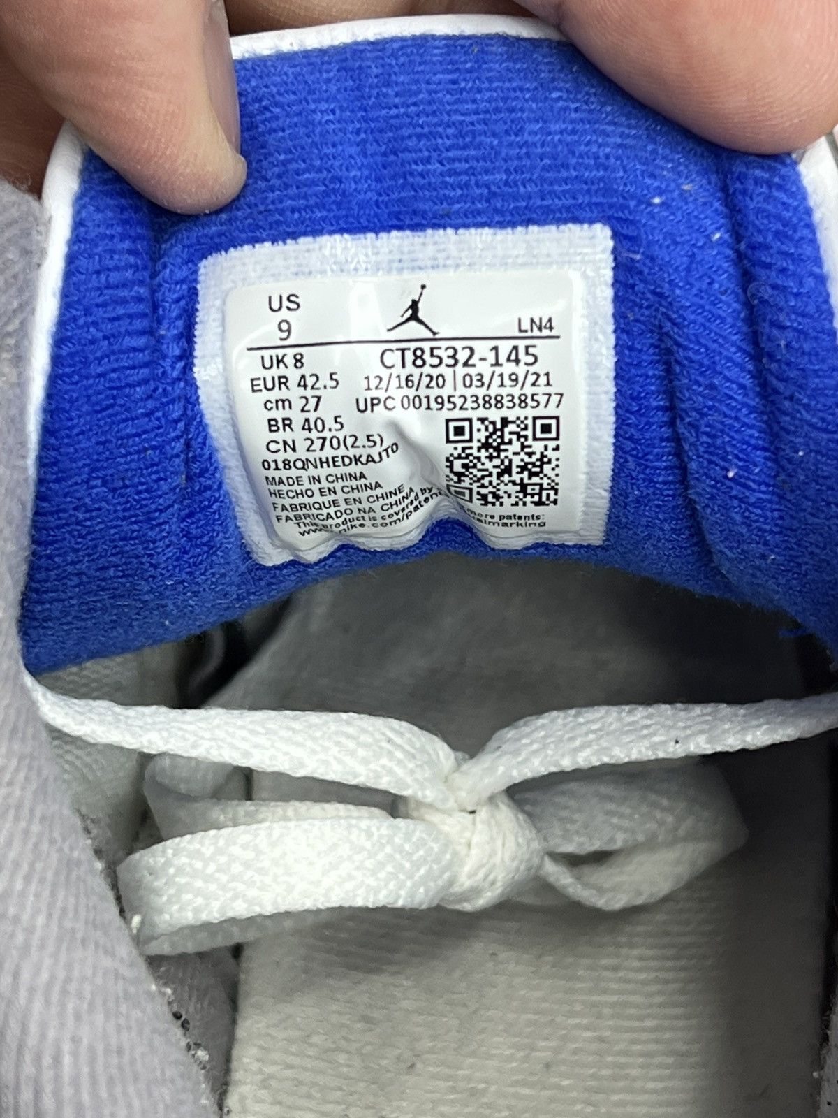 Jordan Brand Air Jordan 3 Racer Blue Size 9 Size US 9 / EU 42 - 7 Thumbnail