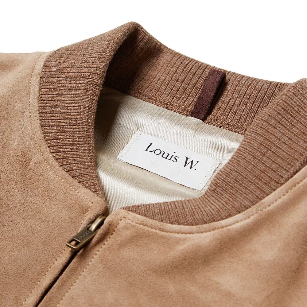 A.P.C. × Louis W. Ferries Suede Bomber Jacket Size US S / EU 44-46 / 1 - 6 Thumbnail