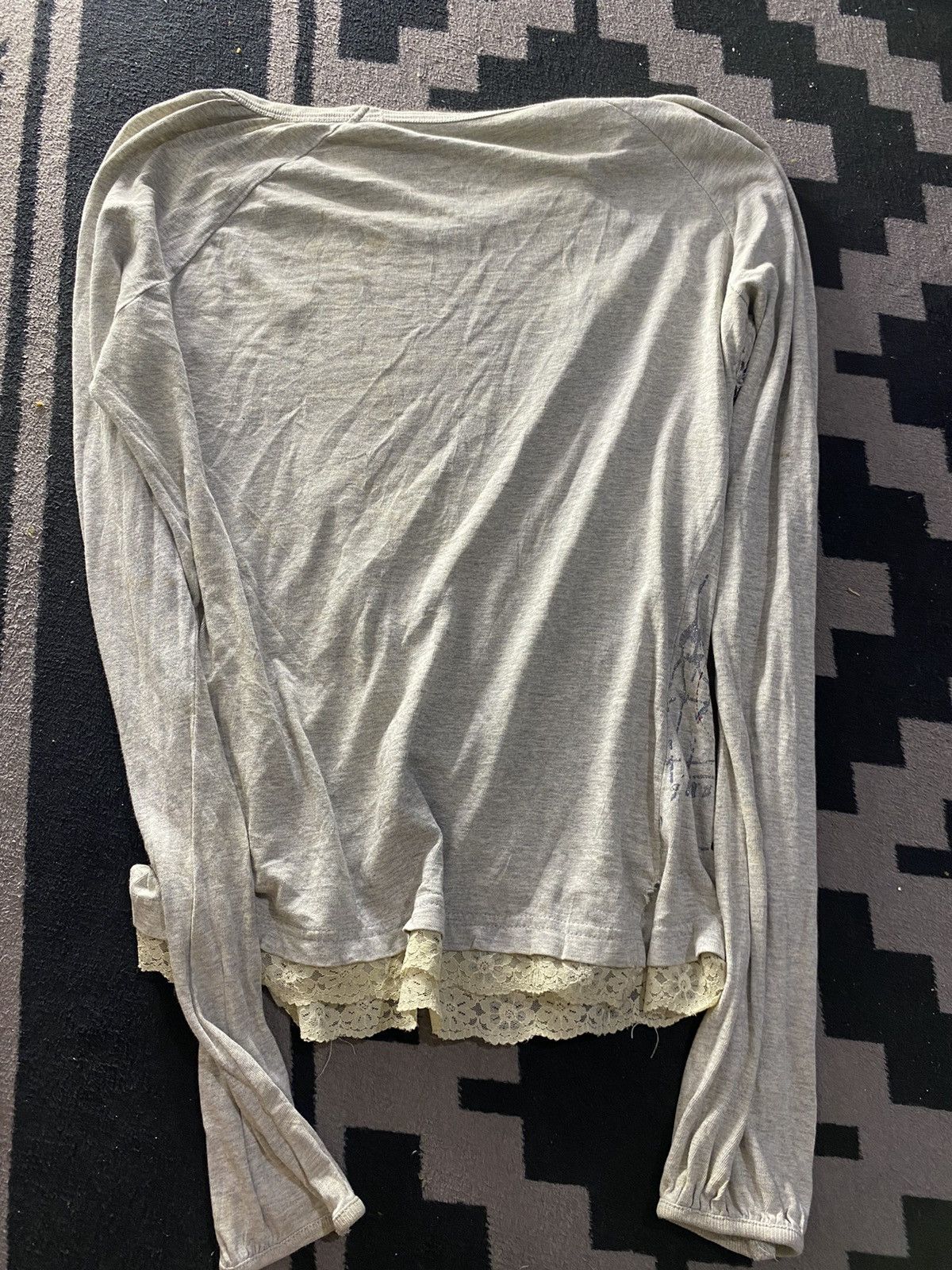 If Six Was Nine × Japanese Brand × Le Grande Bleu (L.G.B.) Vintage bangbang jeans devil distressed longsleeve tshirt Size US M / EU 48-50 / 2 - 2 Thumbnail