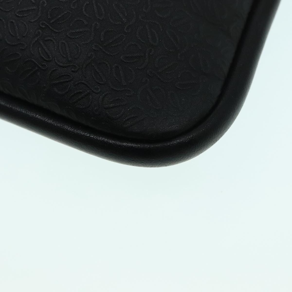 Loewe LOEWE Anagram Shoulder Bag Leather Black Silver Size ONE SIZE - 16 Thumbnail