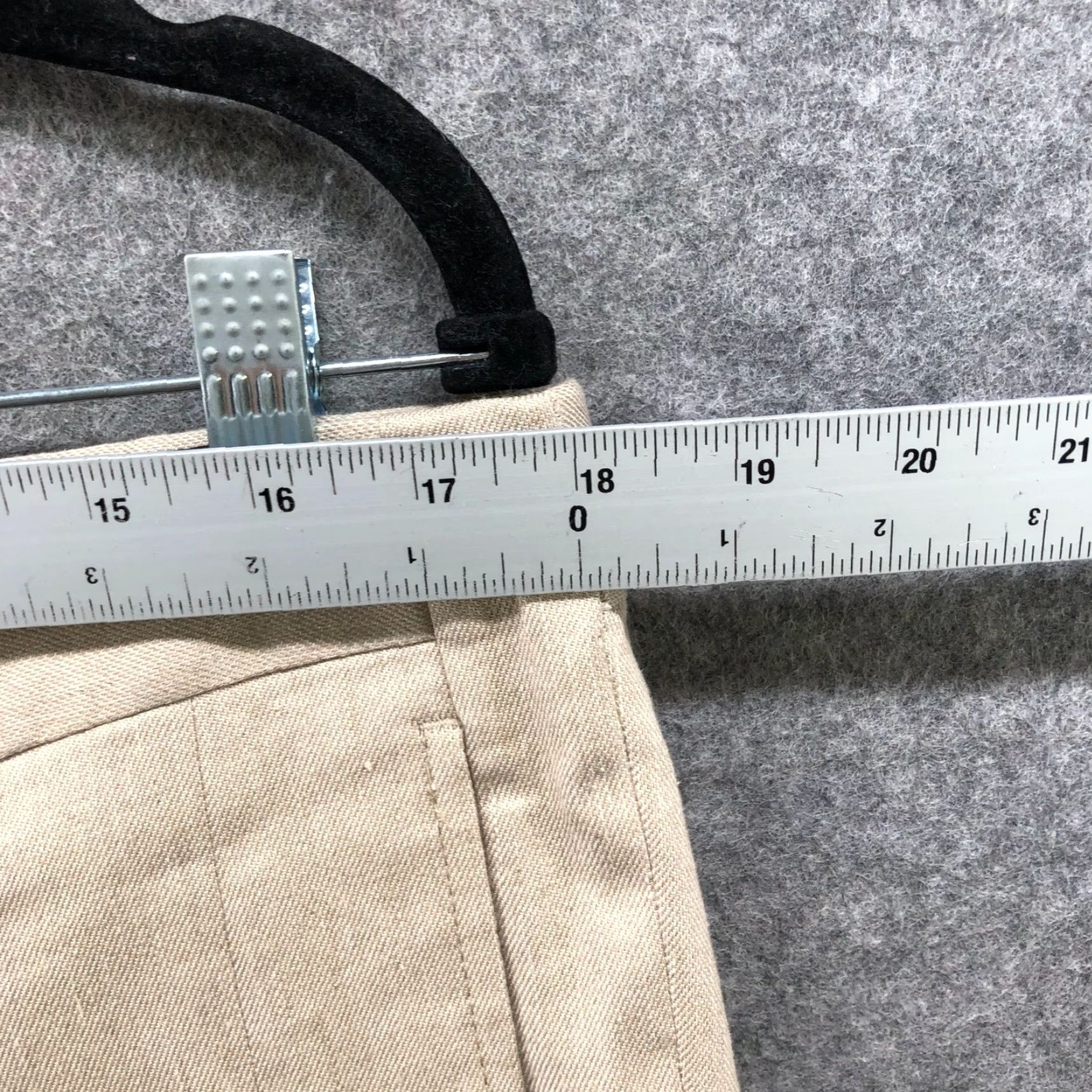 Calibre Calibre Linen Blend Dress Pants Mens 34x33 Beige Flat Front Slim Straight Pants Size US 34 / EU 50 - 6 Thumbnail
