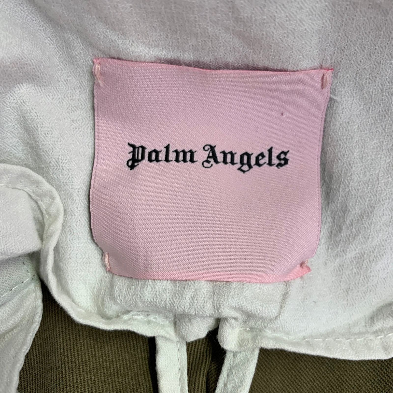 Palm Angels Size 38 Green Gold Striped Trim Cotton Chino Casual Pants Size US 38 / EU 54 - 5 Thumbnail