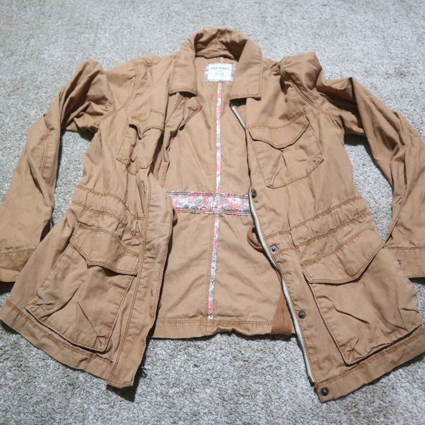 Old Navy Old Navy Jacket Corduroy Brown Button Up with Pockets Womens S Adult Small Brown Corduroy Jacket 90s Classic Womens Size S / US 4 / IT 40 - 6 Thumbnail