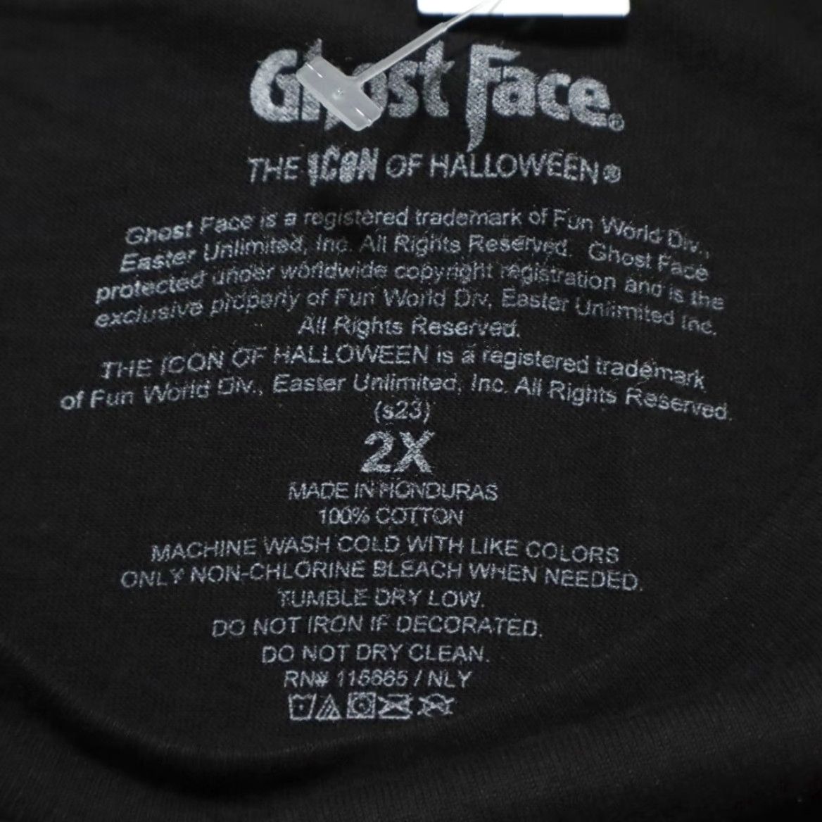 Vintage Ghostface Scream Mask Solid T-Shirt Black Men's 2XL Shirt Men 2XL Ghostface Scream Mask Solid T-Shirt Black Size US XXL / EU 58 / 5 - 5 Thumbnail