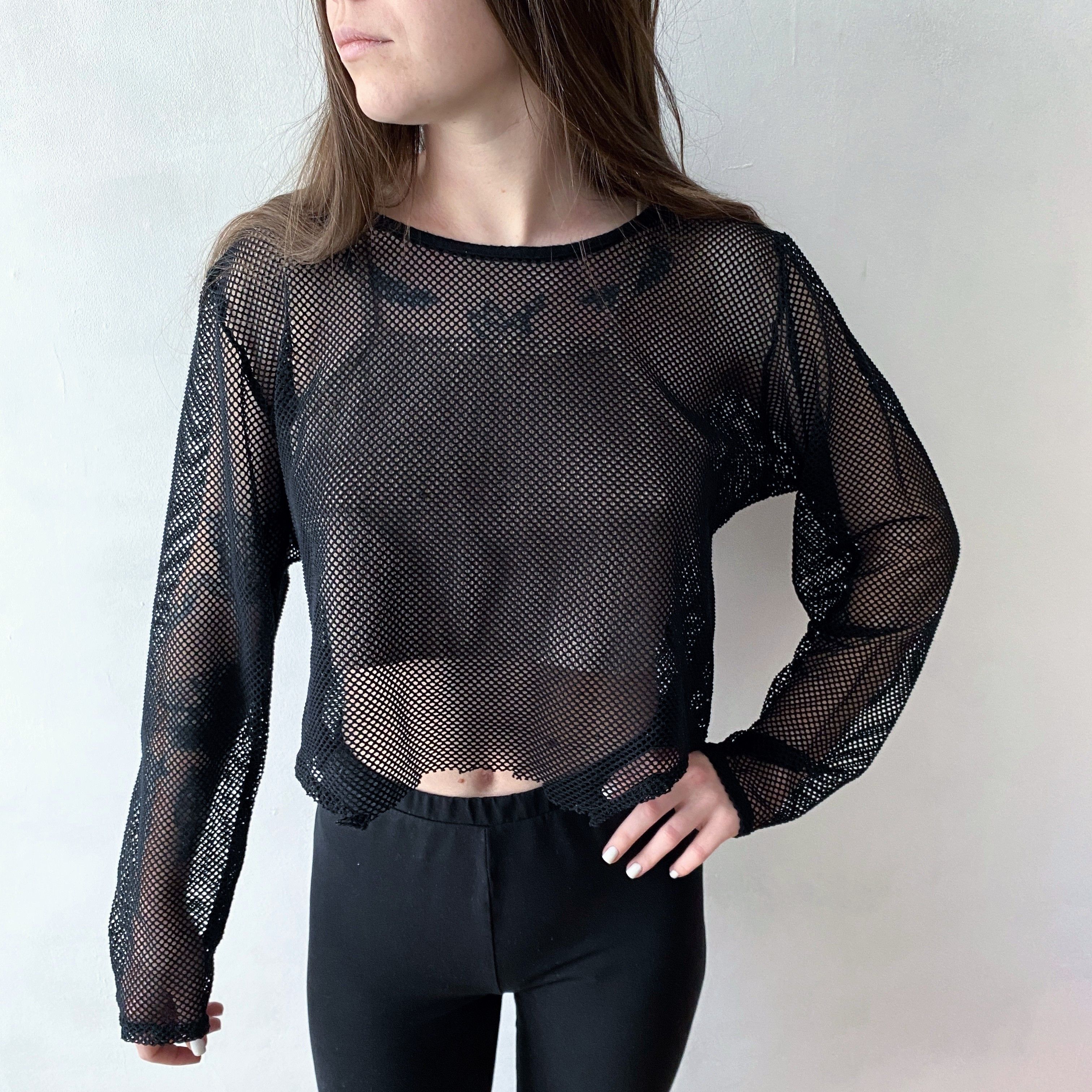 Hysteric Glamour Mesh long sleeve y2k vintage japanase gothic Size M / US 6-8 / IT 42-44 - 2 Thumbnail
