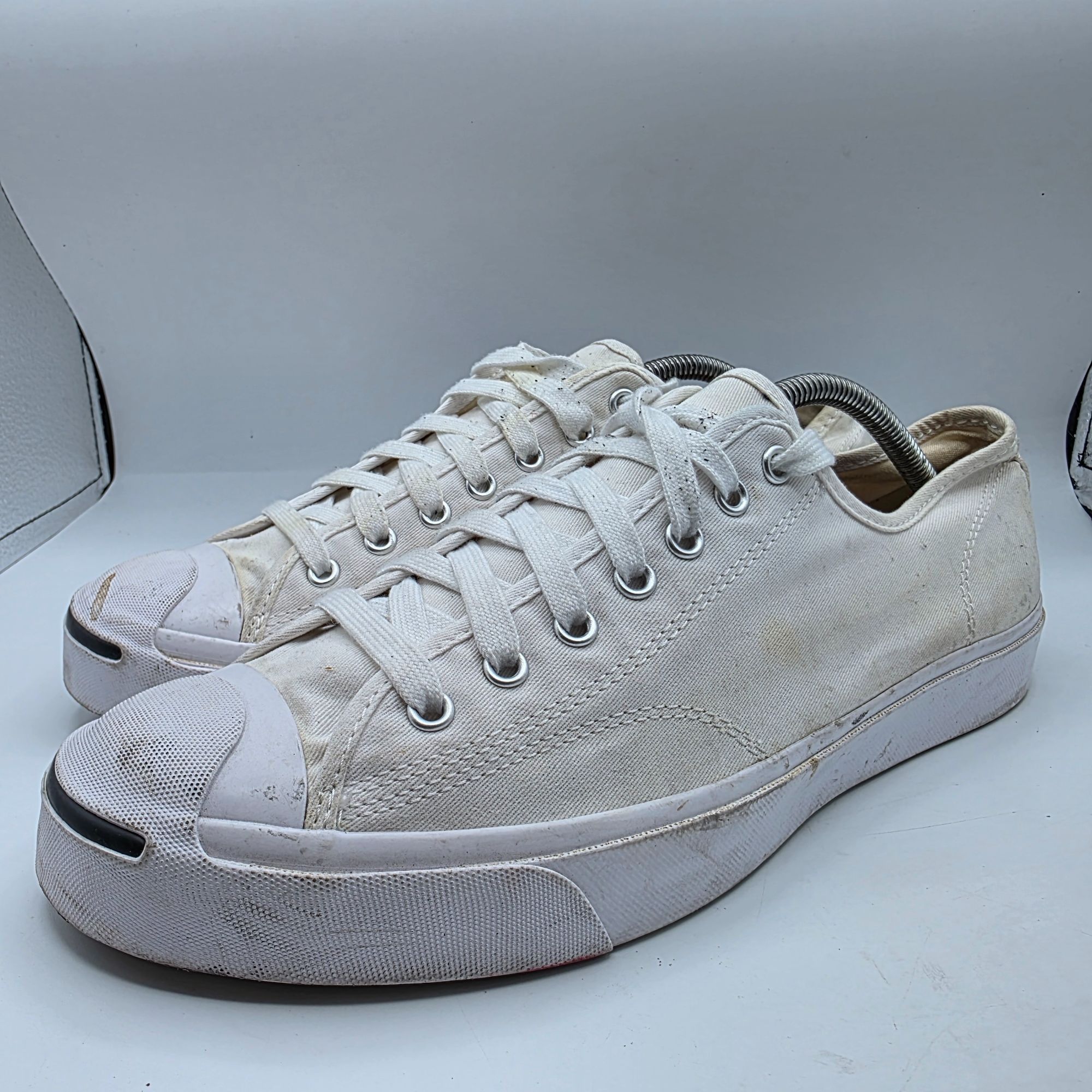 Converse Converse Jack Purcell Ox Mens Size 11.5 White Sneaker Shoes Size US 11.5 / EU 44-45 - 4 Thumbnail