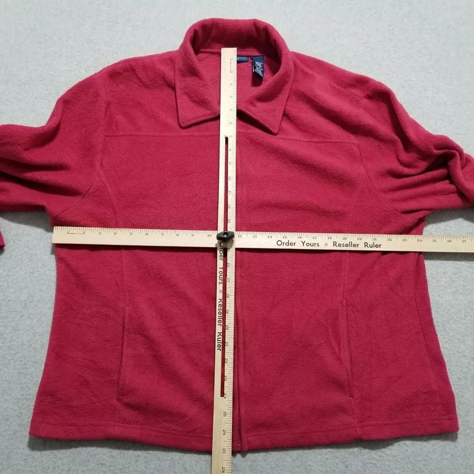 Other Nick & Sarah Fleece Jacket Womens 3X Pockets Full Zip Size ONE SIZE - 7 Thumbnail