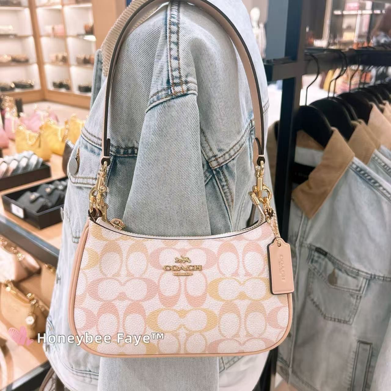 Coach Teri Mini Crossbody Bag In Pretty Signature Canvas CDW52 Size ONE SIZE - 2 Thumbnail