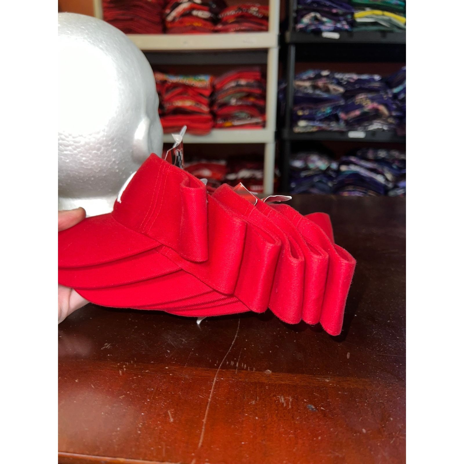 NASCAR Vintage Dale Jr. Hat Visor Red Nascar Racing 2003 NWT Cap Size ONE SIZE - 10 Thumbnail