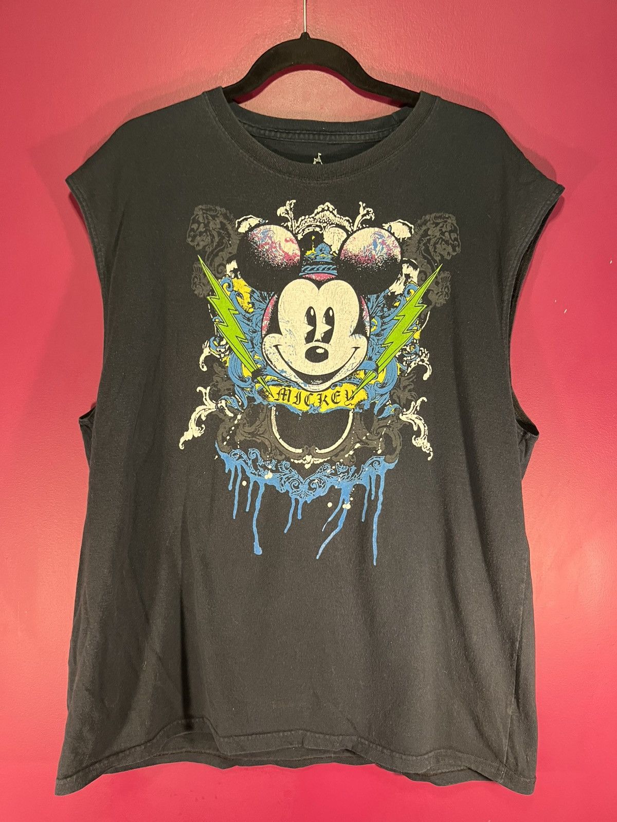 Disney Mickey y2k sleeveless tee Size XL / US 12-14 / IT 48-50 - 1 Thumbnail