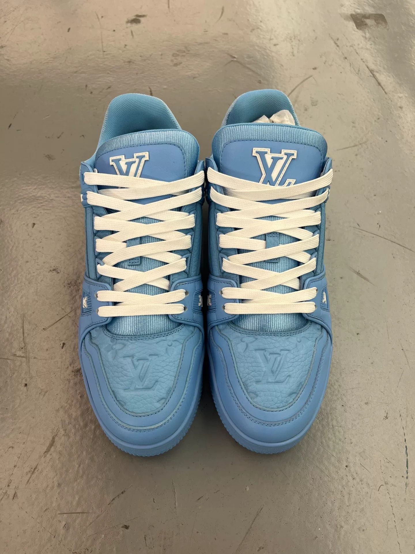 Louis Vuitton LV Trainer Blue Art Gallery Limited Size US 9 / EU 42 - 1 Thumbnail
