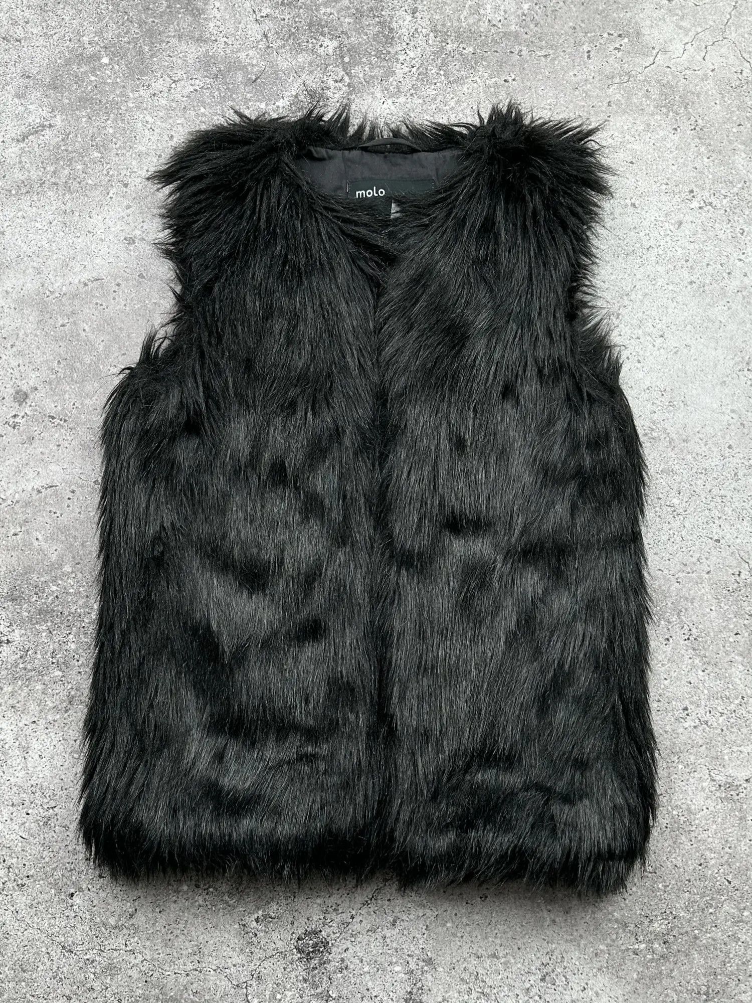 Vintage Vintage Faux Fur Vest C245(V72) Size M / US 6-8 / IT 42-44 - 1 Thumbnail