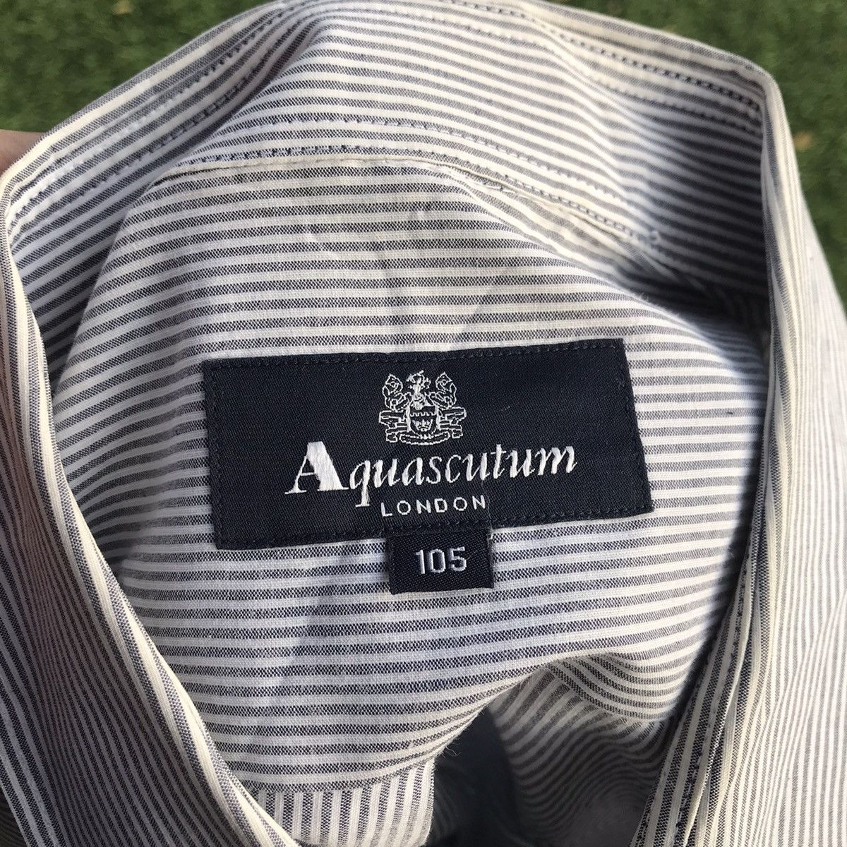 Aquascutum × Designer Aquascutum of london Stripe Shirt White Size US XL / EU 56 / 4 - 3 Thumbnail