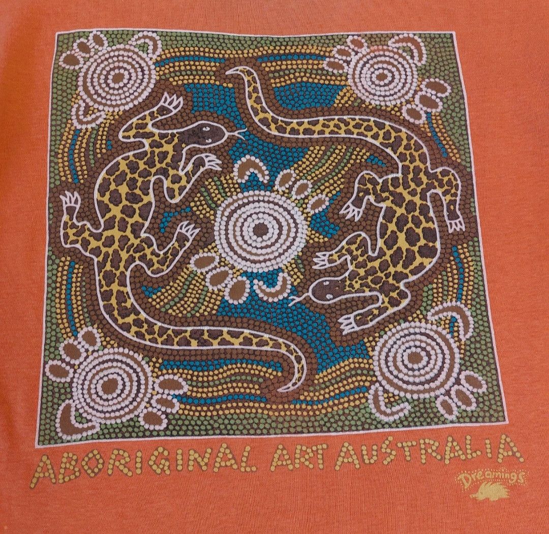 Vintage Aboriginal Art Australia vintage t-shirt Dreamings Size US S / EU 44-46 / 1 - 2 Thumbnail