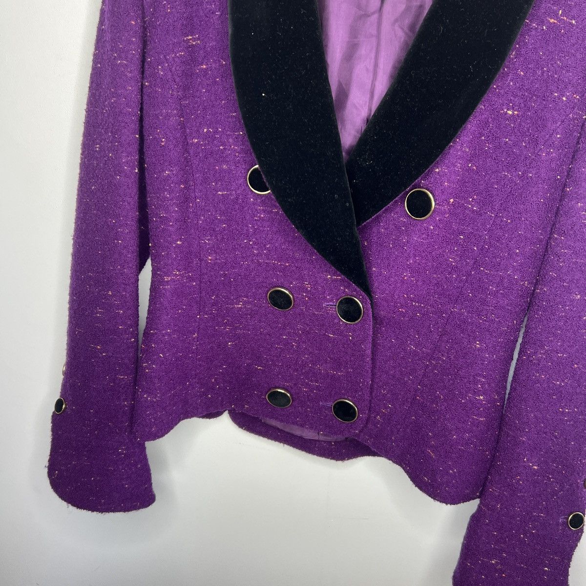 Karl Lagerfeld Karl Lagerfeld wool double breasted vintage jacket blazer Size M / US 6-8 / IT 42-44 - 4 Thumbnail