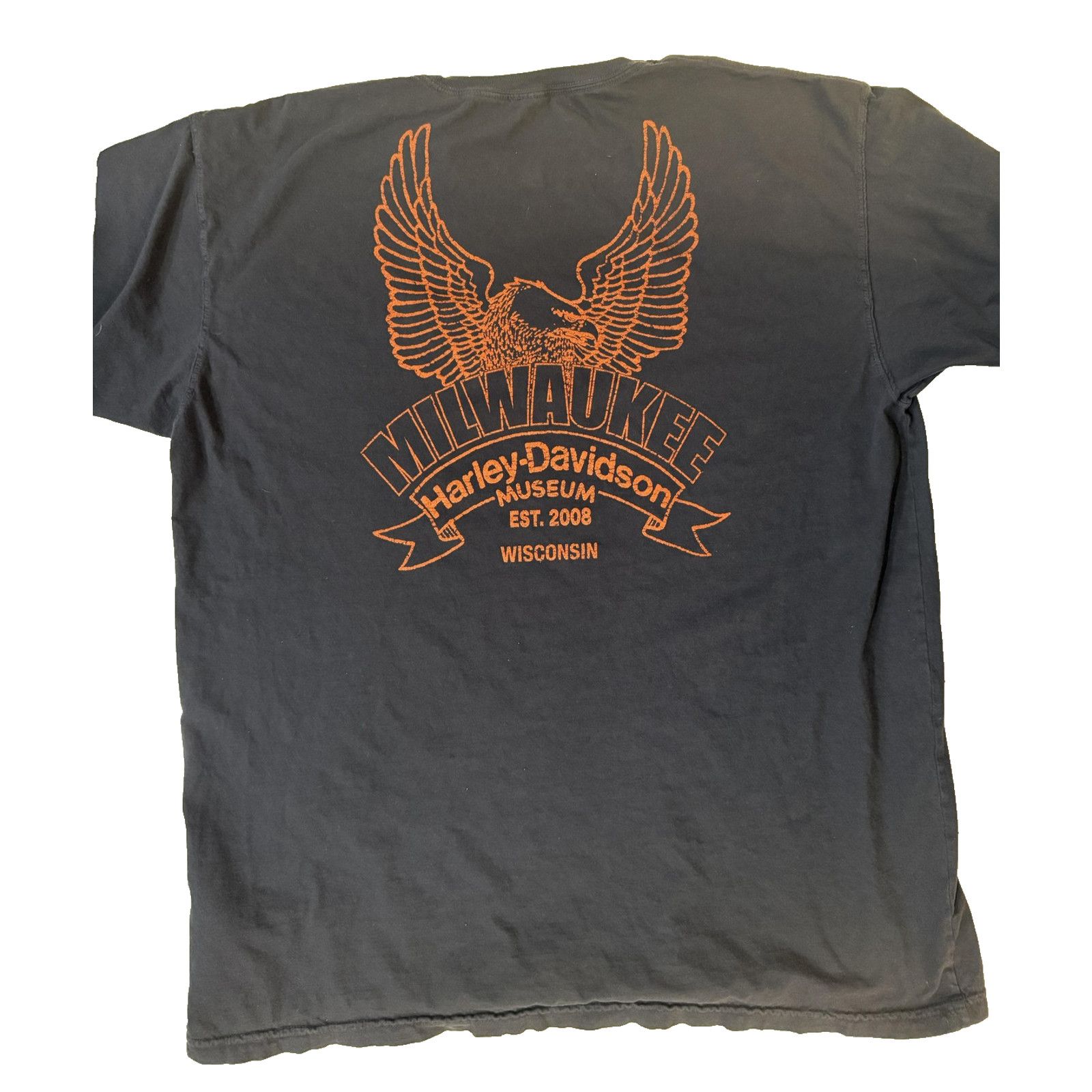 Harley Davidson Harley-Davidson Museum TShirt Mens 2XL Black Milwaukee Eagle Size US XXL / EU 58 / 5 - 2 Thumbnail