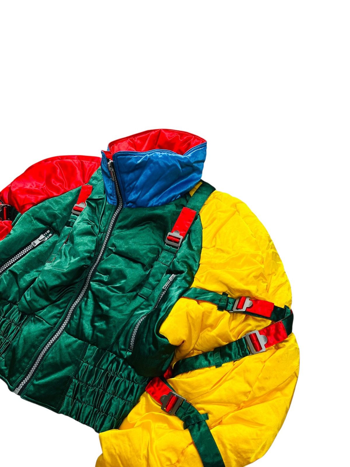 20471120 1980s Gagando - Multicolor Parachute Bondage Jacket Size US M / EU 48-50 / 2 - 7 Thumbnail