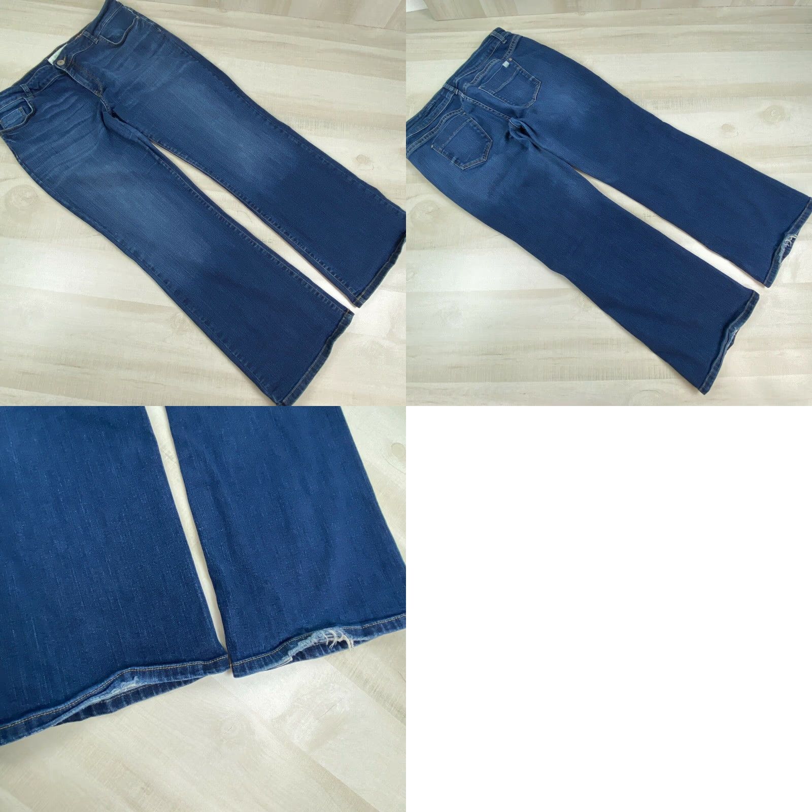 Vintage Womens Mantaray Denim Jeans Bootcut Regular Blue Extra Large XL Size 36" / US 14 / IT 50 - 8 Thumbnail