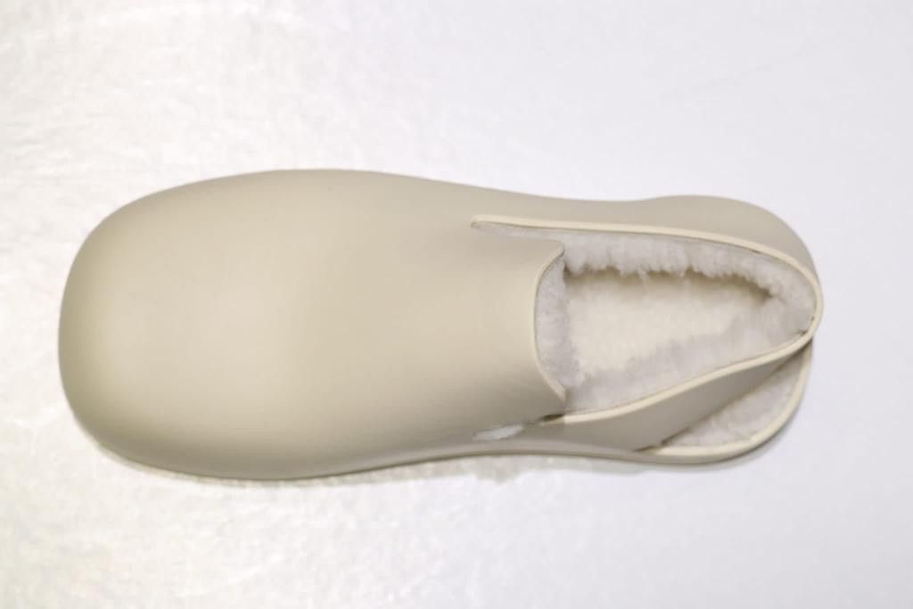 Bottega Veneta o1rshd / Puddle Shearling Cozy Low Top Shoes in Sea Salt Size US 11 / EU 44 - 17 Thumbnail