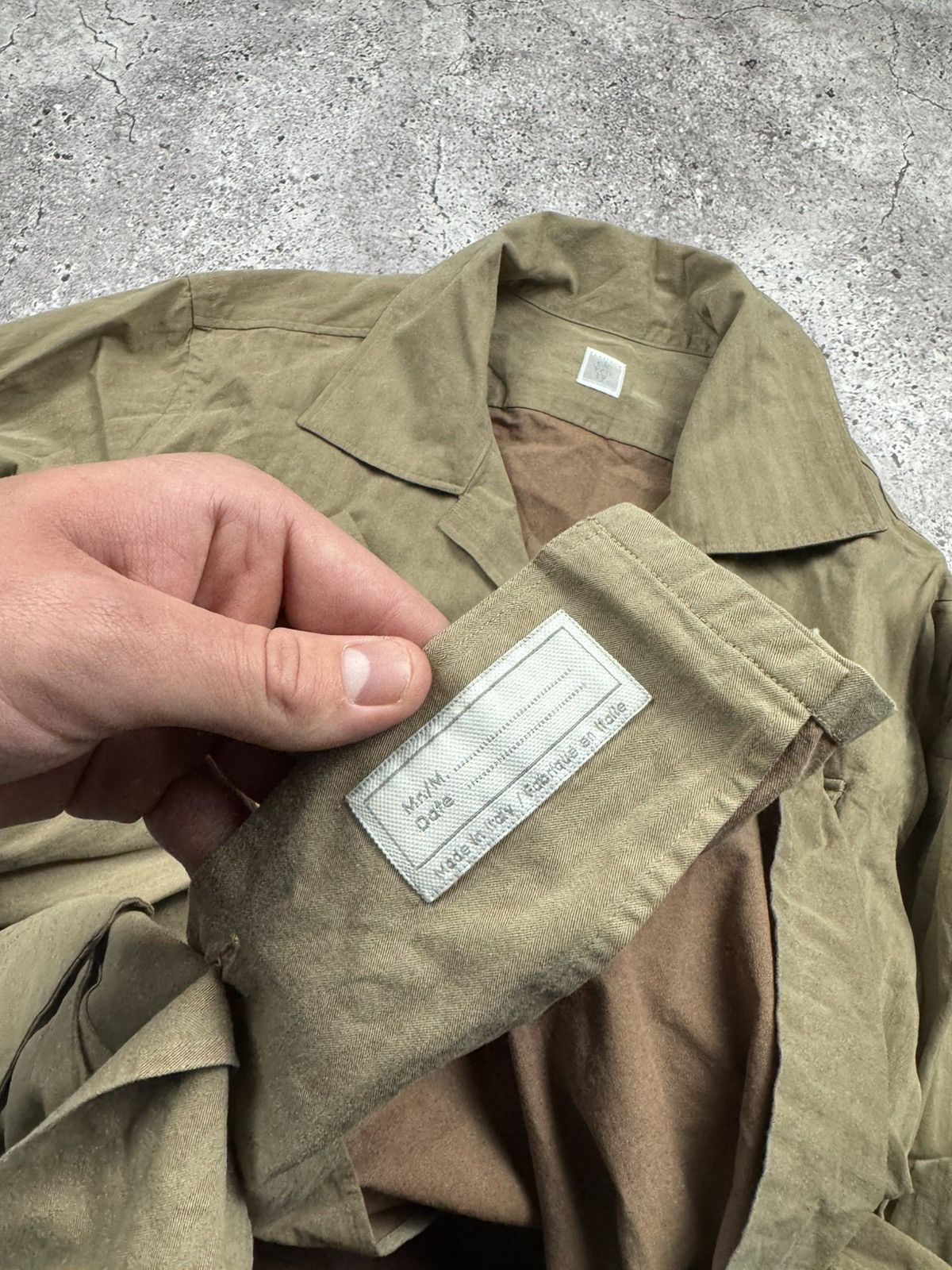 Eleventy Eleventy Multipocket Japanesse Jacket Beige Striped Size US M / EU 48-50 / 2 - 6 Thumbnail