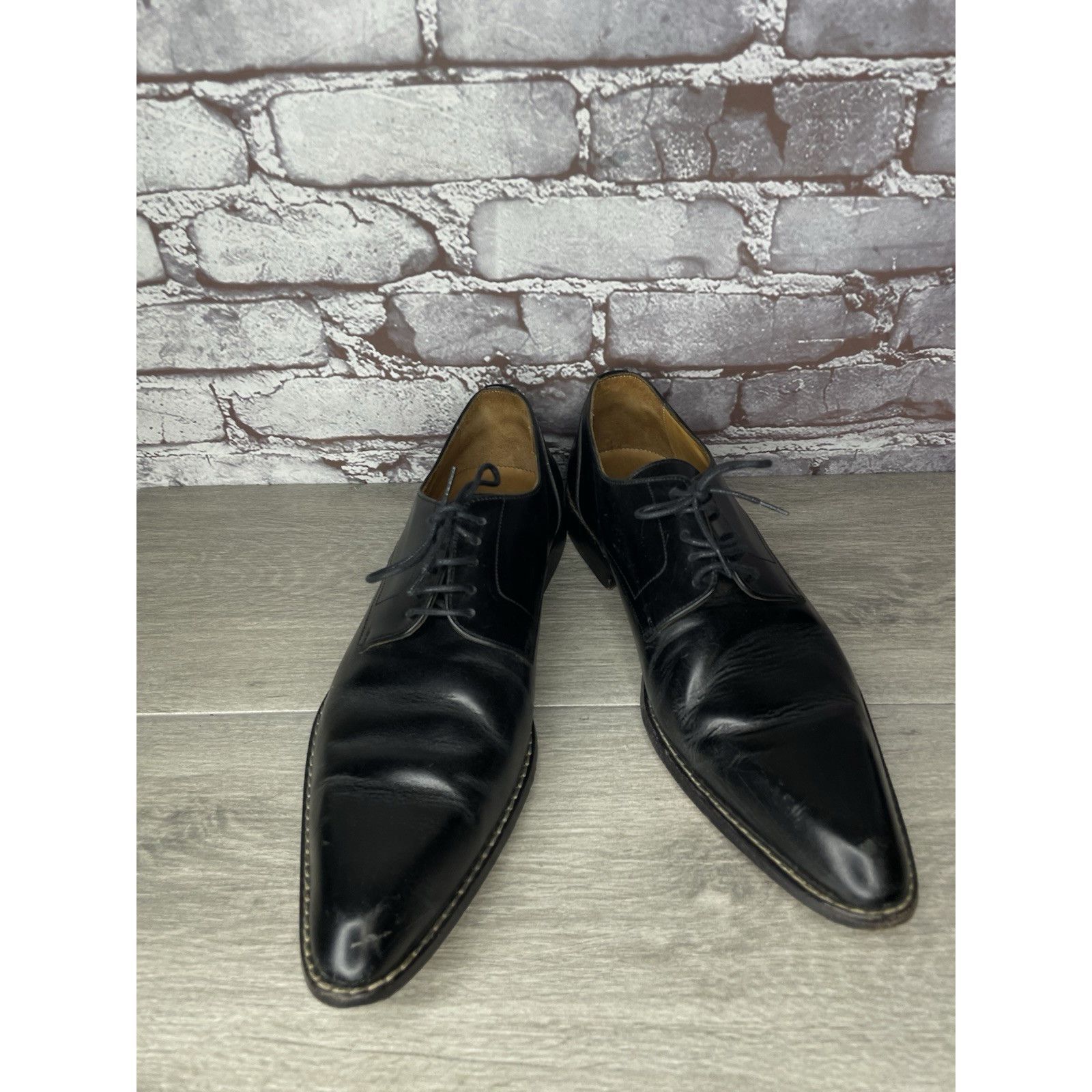 Marc Jacobs Marc Jacobs Handmade Black Leather Derby Oxfords Shoes Men’s Size US 9 / EU 42 - 16 Thumbnail