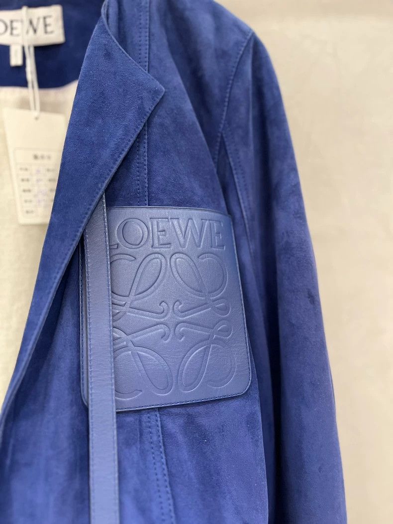 Loewe navy blue Loewe leather jacket in size 36-2507 Size US S / EU 44-46 / 1 - 2 Thumbnail