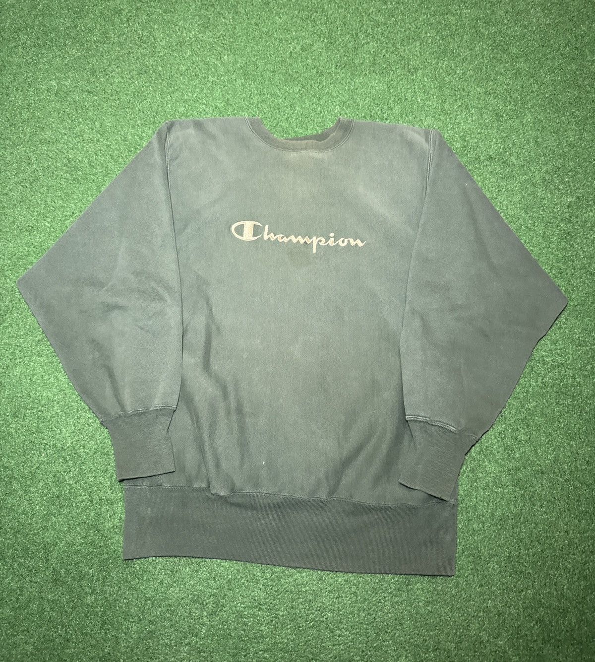 Champion Vintage 90s Champion Reverse Weave Dark Green XL Sweatshirt Size US XL / EU 56 / 4 - 1 Thumbnail