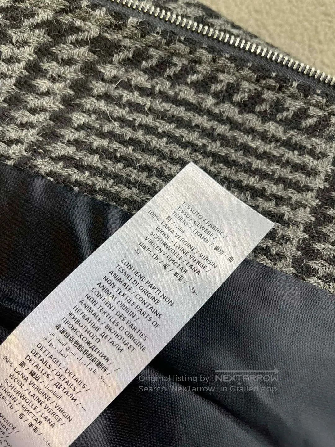 Alexander McQueen wool blend checkered jacket. Size US M / EU 48-50 / 2 - 9 Thumbnail