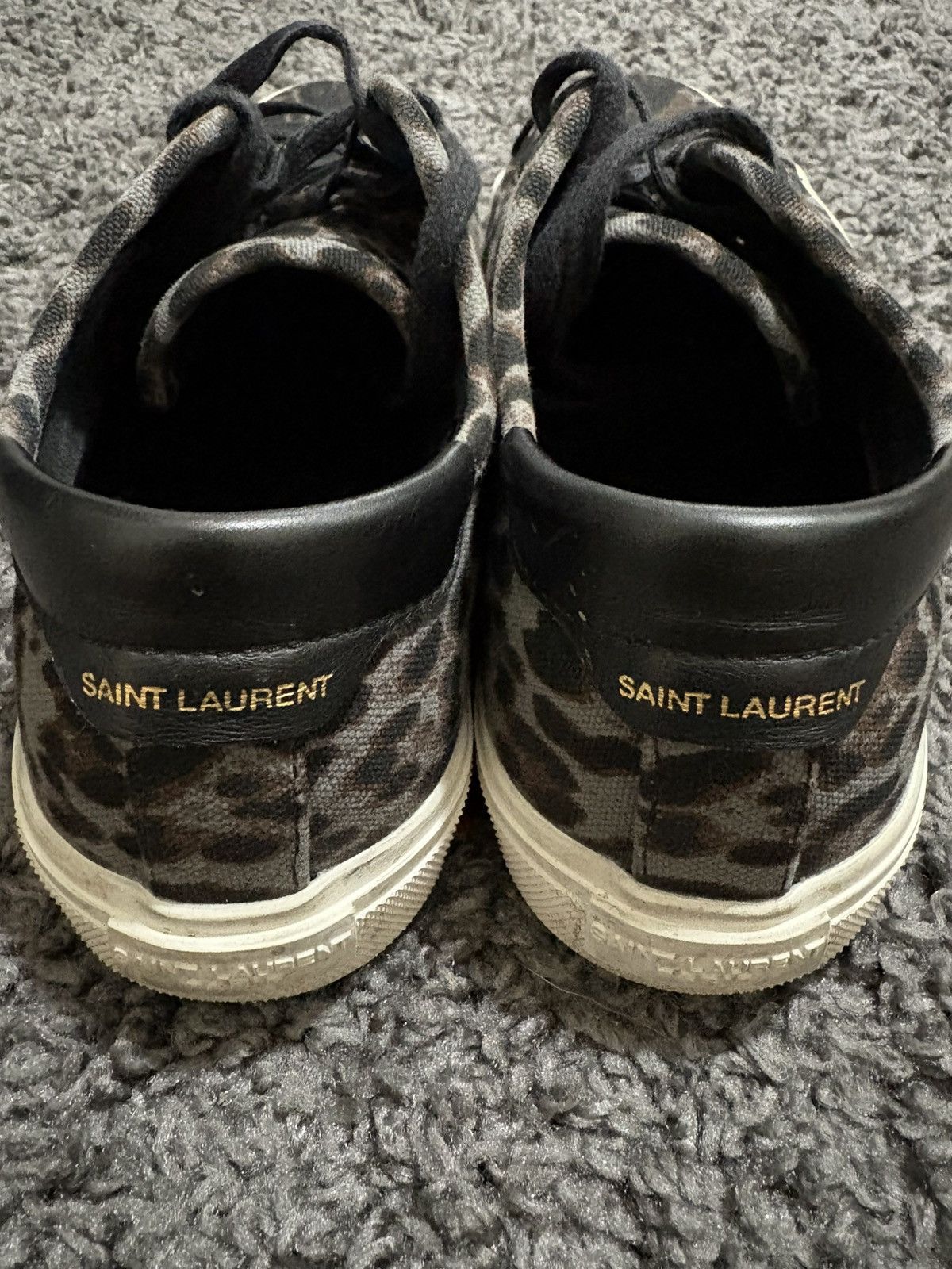 Saint Laurent Paris Leopard saint laurent shoes Size US 9.5 / EU 42-43 - 5 Thumbnail